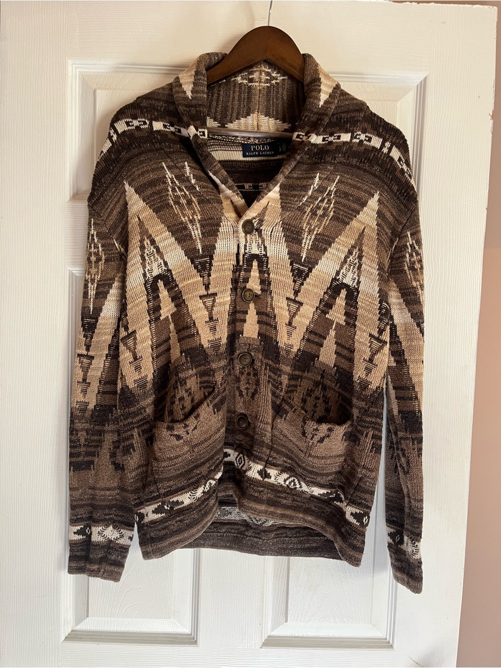 Polo Ralph Lauren Southwestern Beacon Shawl Cardigan